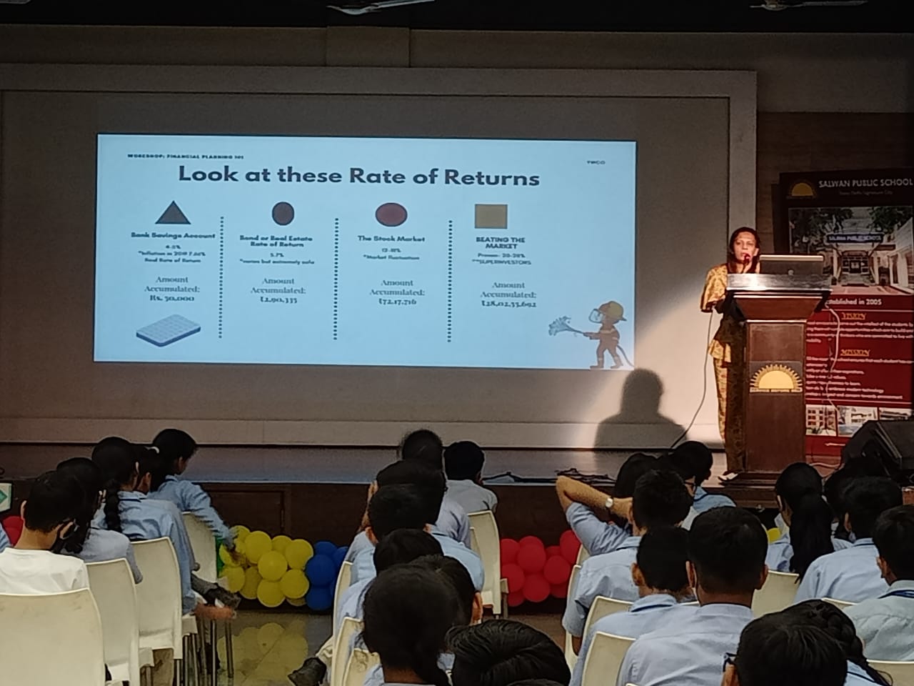 You are currently viewing Workshop on Financial Literacy – Salwan Public School, Trans Delhi Signature City